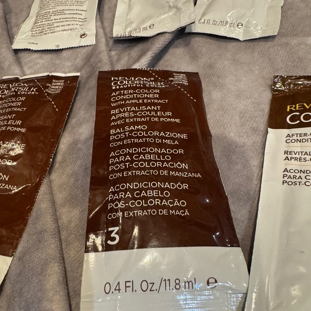 Revlon ColorSilk After-Color Conditioner lot of‎ 7